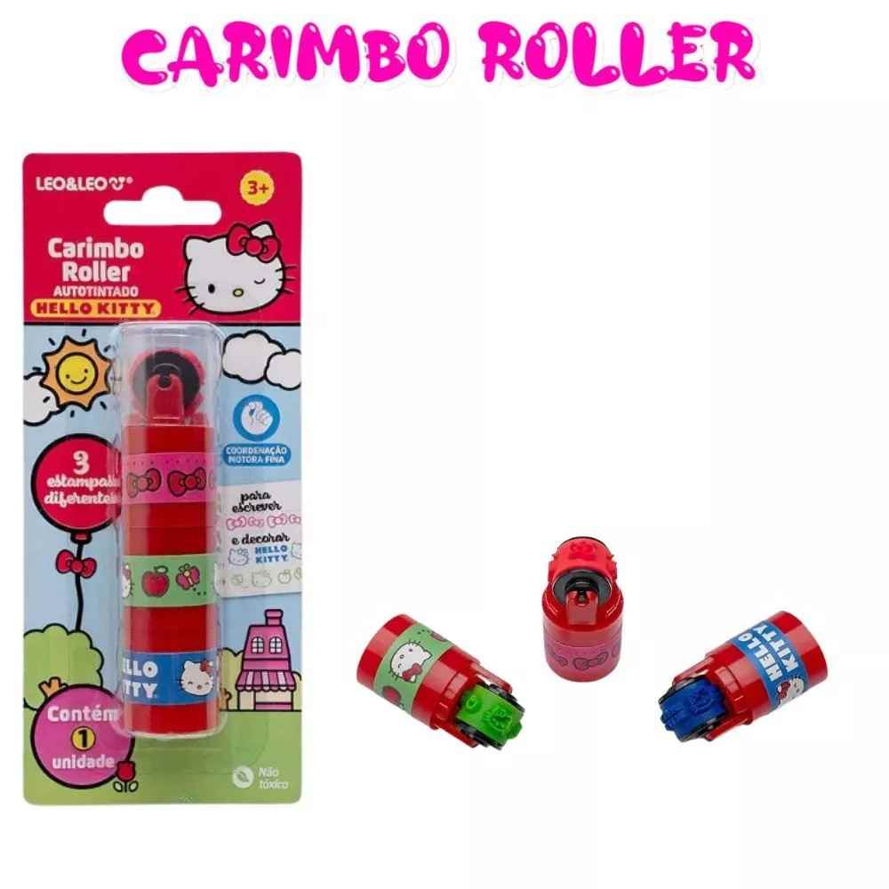 CARIMBO ROLLER AUTOTINTAVEL HELLO KTTY
